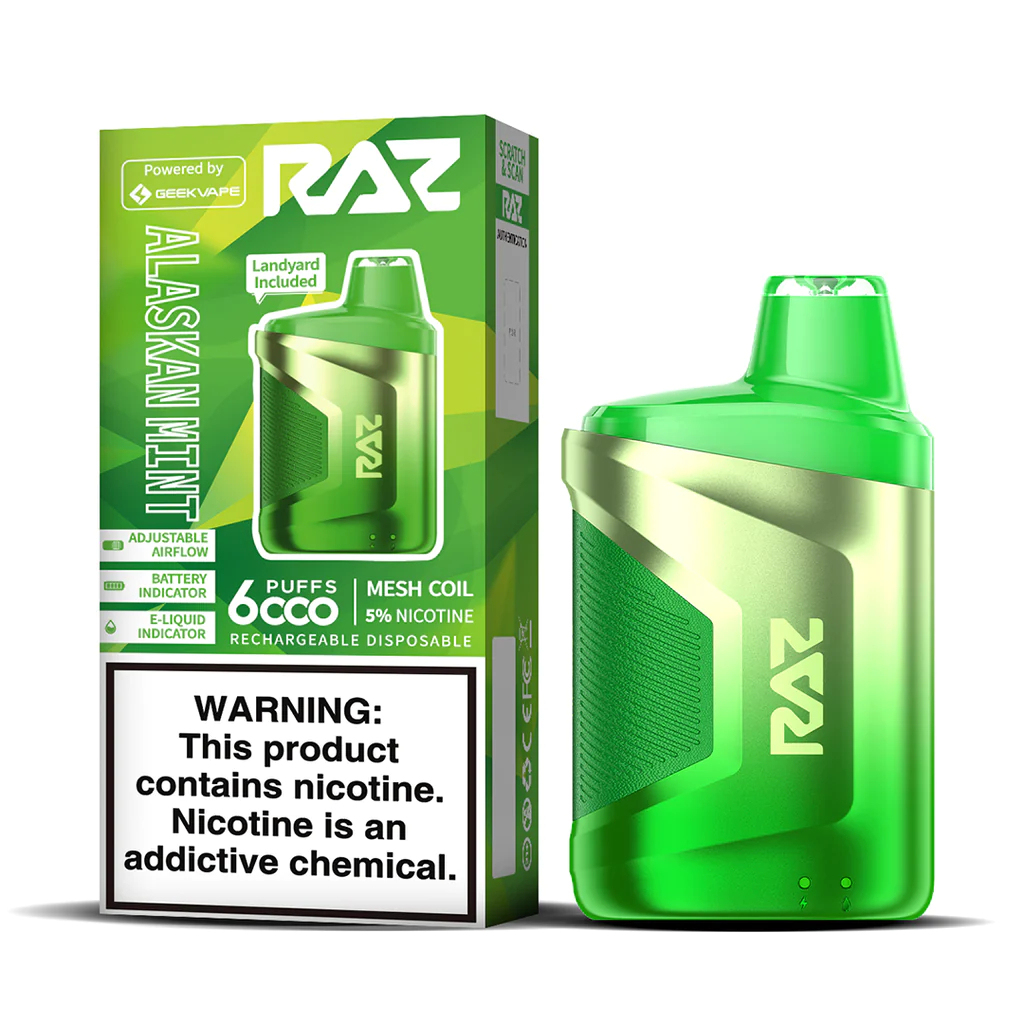 Alaskan Mint RAZ Vape Alaskan Mint RAZ Vape