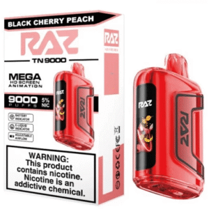 Black Cherry Peach Flavor RAZ TN9000 Disposable Vape