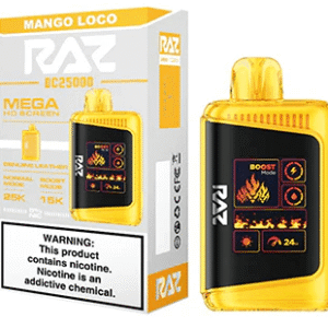 Mango Loco Flavor RAZ DC25000 Disposable Vape