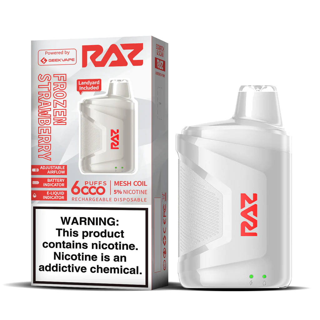RAZ Vape Frozen Strawberry Flavor RAZ Vape Frozen Strawberry Flavor