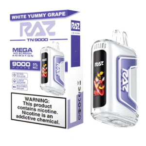 White Gummy Grape Raz Vape